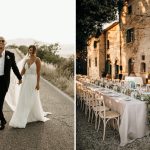 Justin Alexander Wedding Dress for an Outdoor Wedding in Tuscany