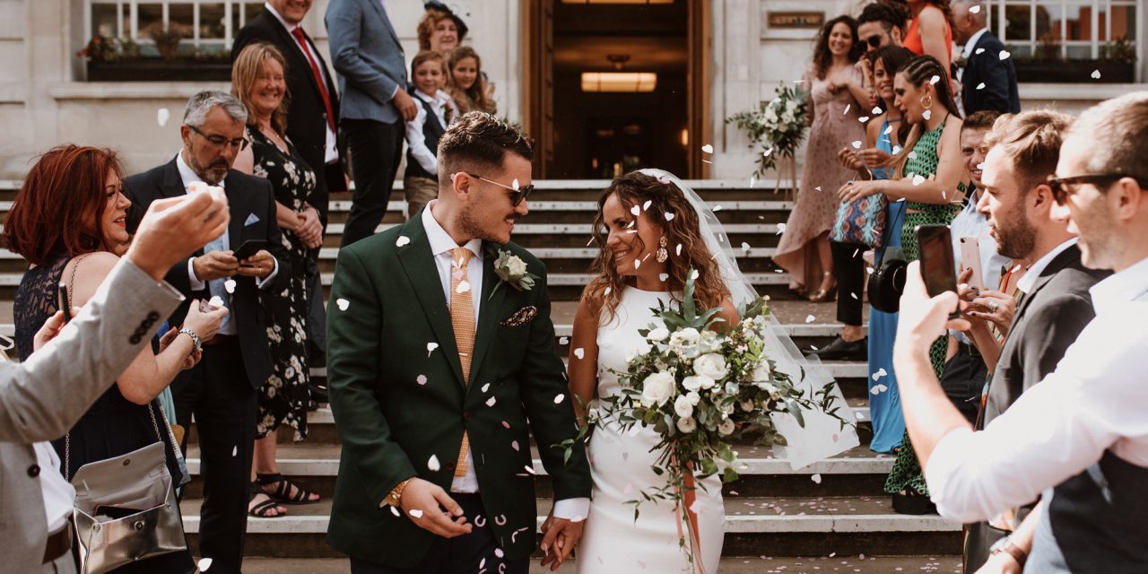 A Bride in a Made With Love Dress and Her Cool, Contemporary, Hackney Wedding