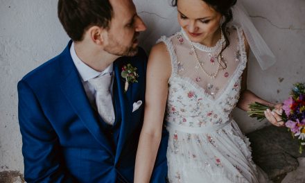 A Needle & Thread Floral Dress and Late Summer, Country House Wedding