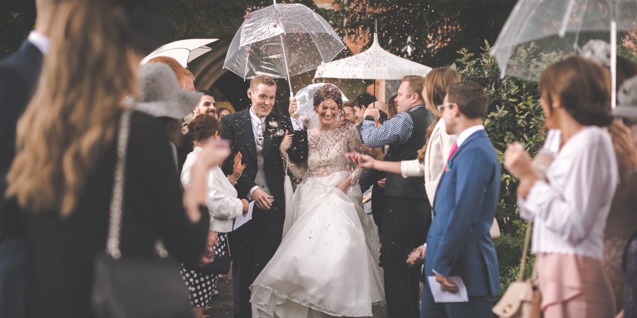 A Sweet & Romantic Rainy Day Wedding