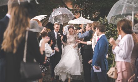 A Sweet & Romantic Rainy Day Wedding